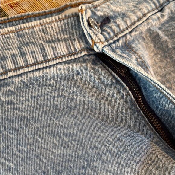 Abercrombie & Fitch 90s Relaxed Cuffed High Rise Shorts Womens waist 36 size 22 - Picture 10 of 12